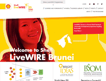 Tablet Screenshot of livewire-brunei.com